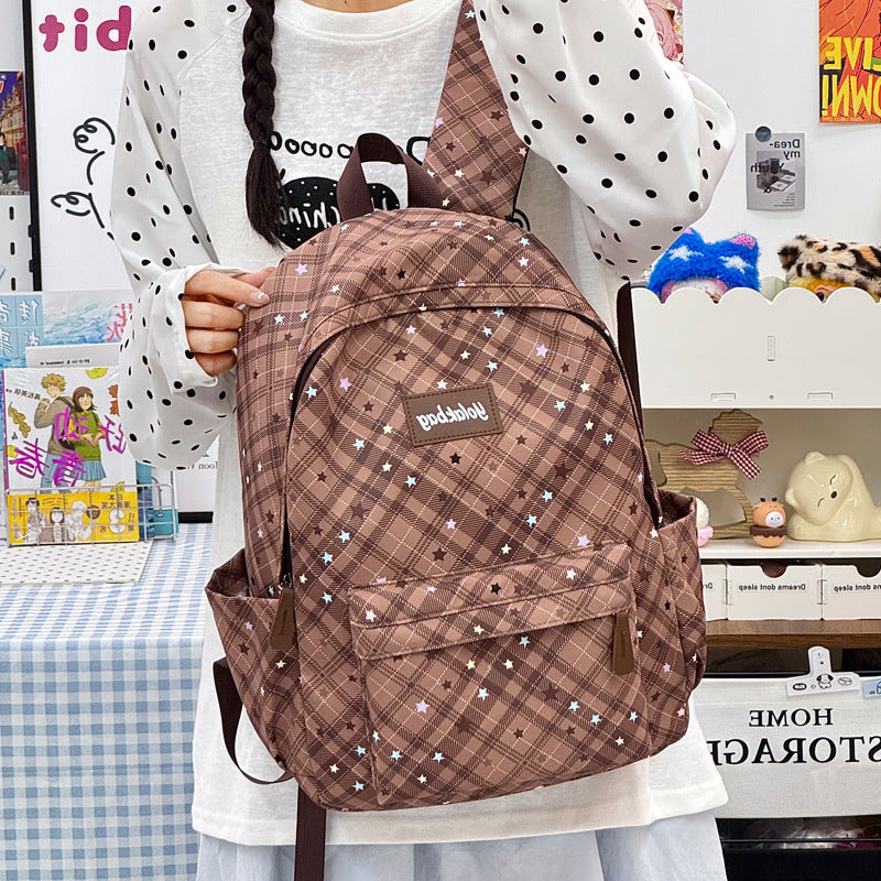 Playful Geometric Pattern Backpack Stornfield