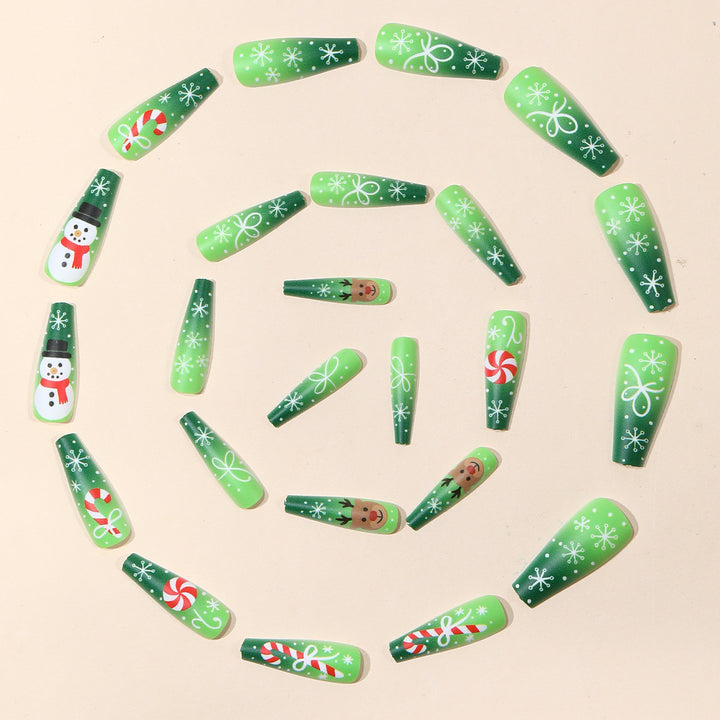 Holiday-Themed 3D Acrylic Nail Art Extensions Stornfield