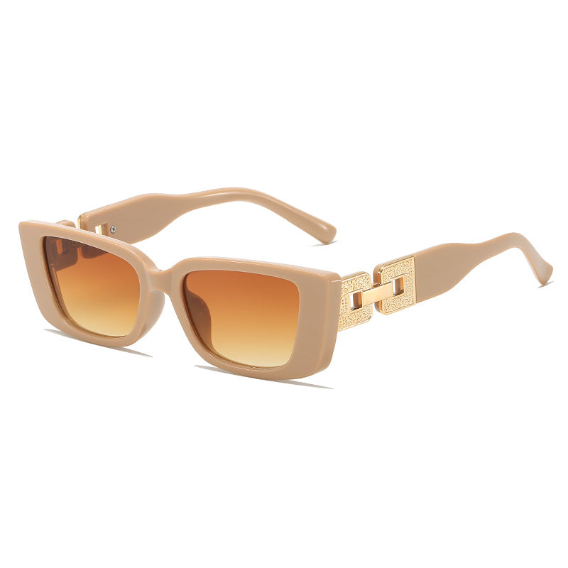 Oversized Square Frame Sunglasses with Glamorous Accent Stornfield