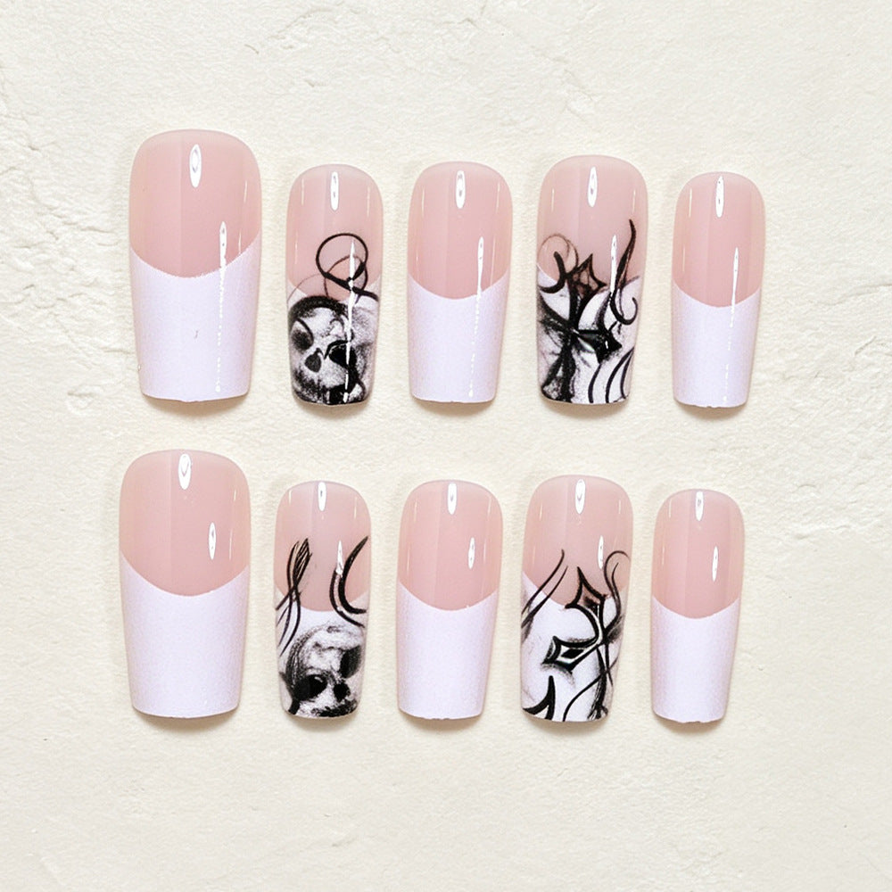 Artistic Skull Nail Art Tips Stornfield