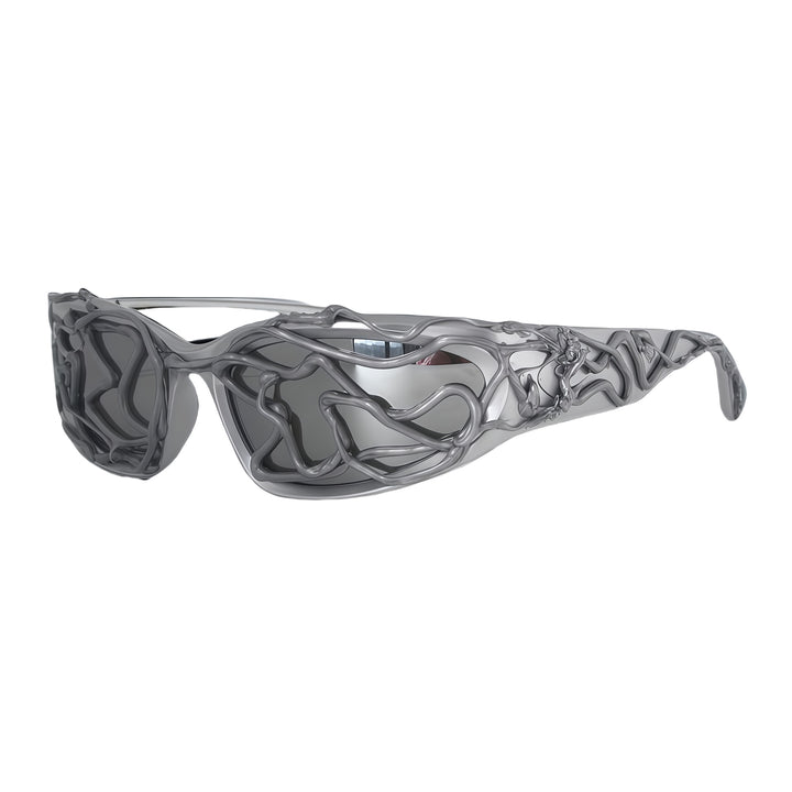 Women's Sporty Sunglasses with Innovative, Textured Frame Stornfield