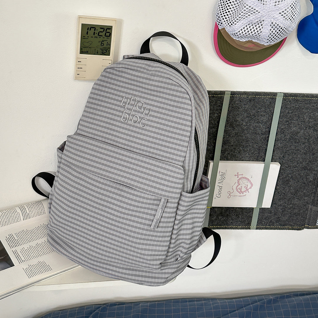 Stylish Checked Design Backpack Stornfield