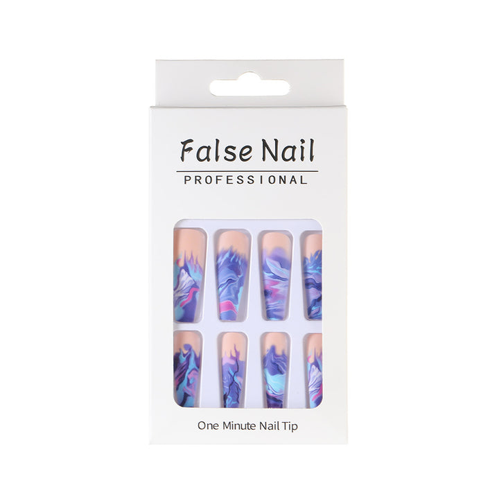 Artificial nails in modern marble design Stornfield