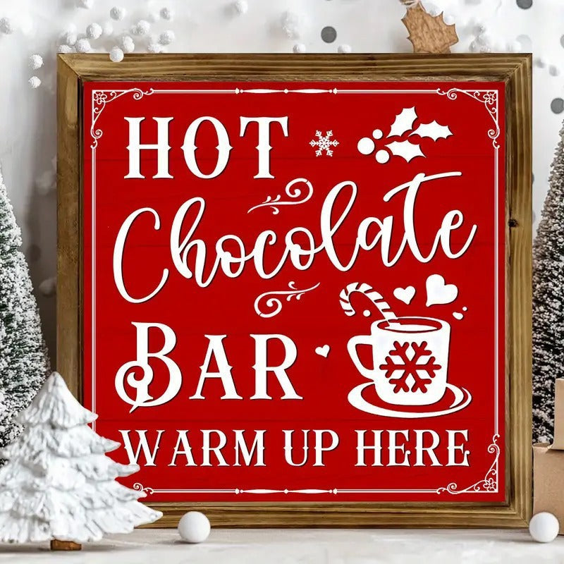 Festive Hot Chocolate Bar Sign