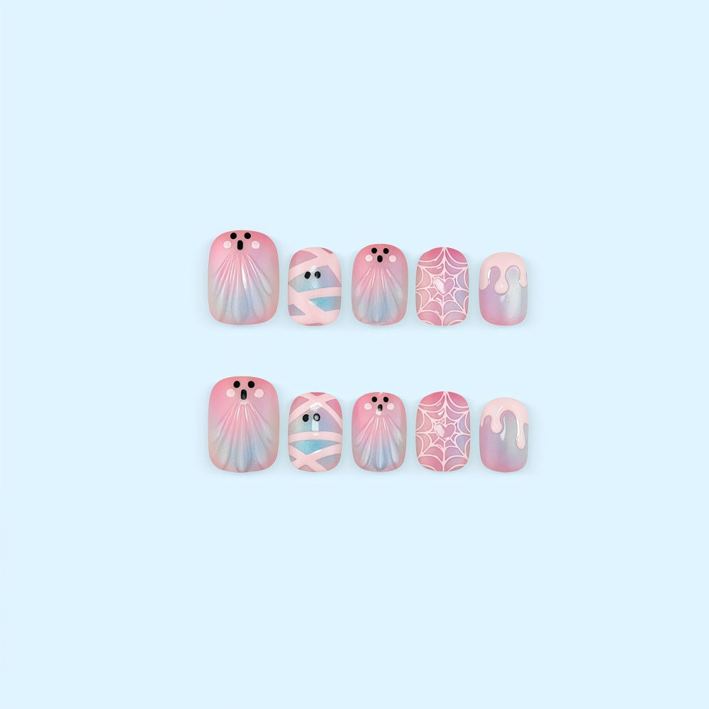 Creative art nails with playful underwater motif Stornfield