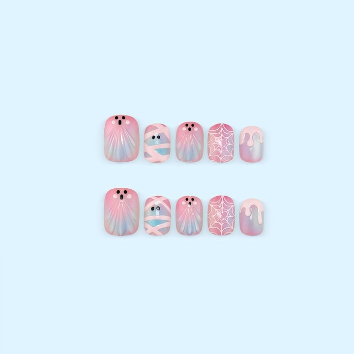 Creative art nails with playful underwater motif Stornfield