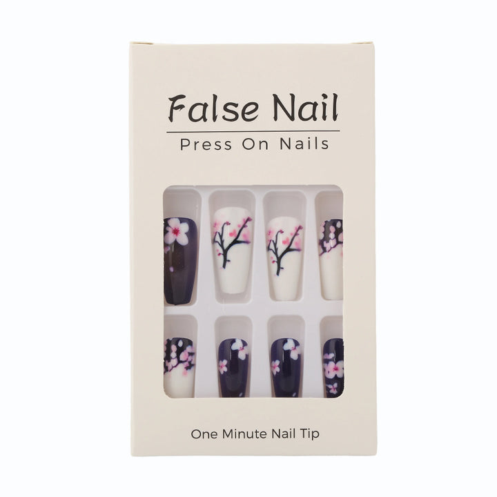 Artificial Nail Set with Floral Accents Stornfield
