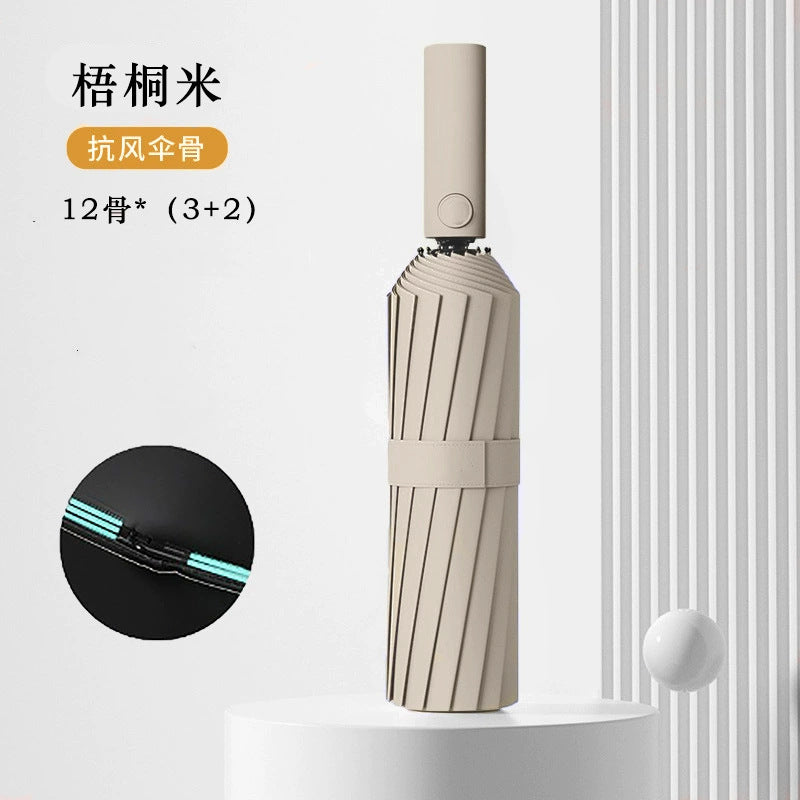 Women‘s Folding Umbrella with Innovative Wind Protection System Stornfield
