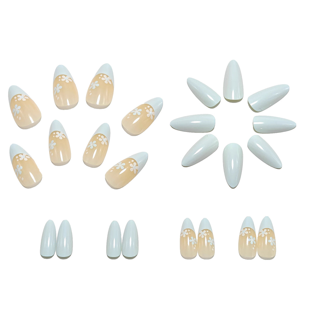 Artificial nails in elegant floral design Stornfield