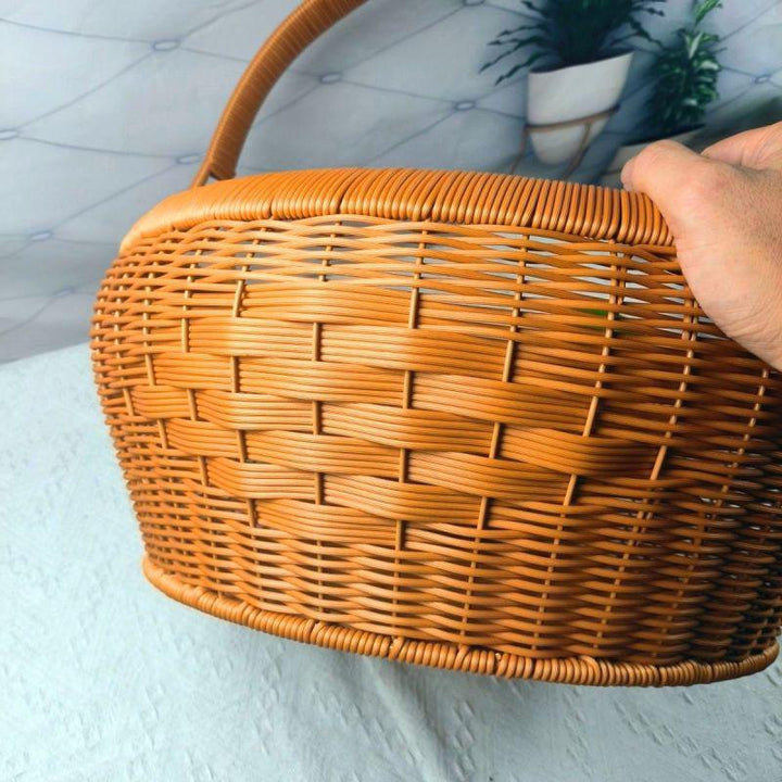 Woven Picnic Storage Basket Stornfield
