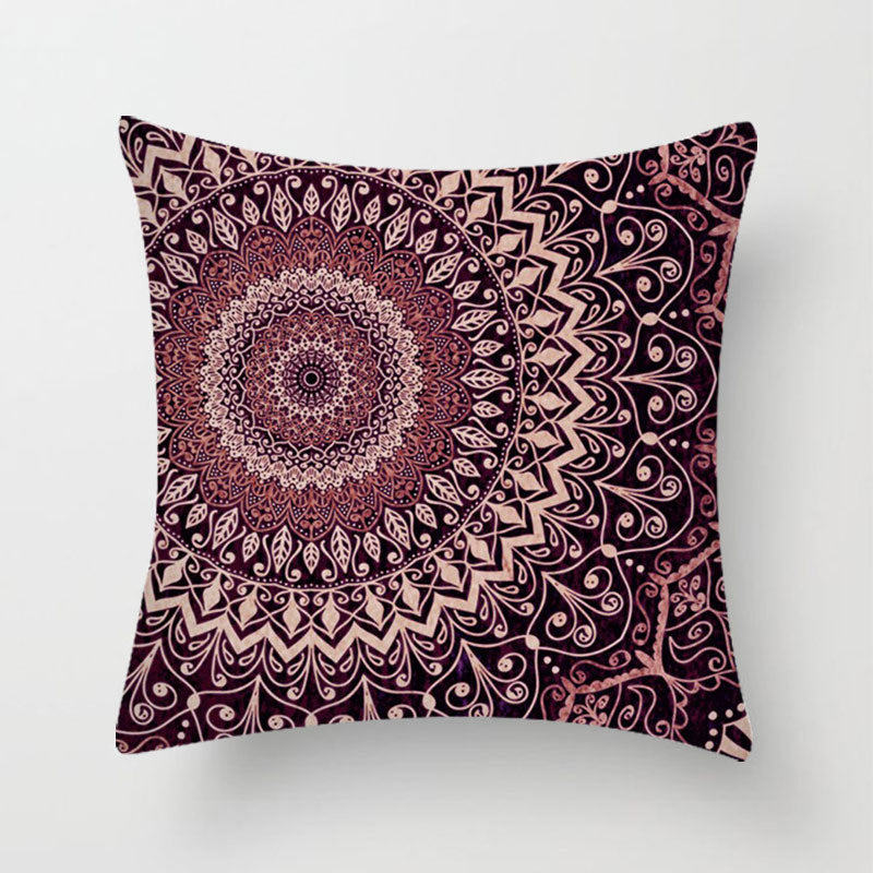 Bohemian Geometric Throw Pillow