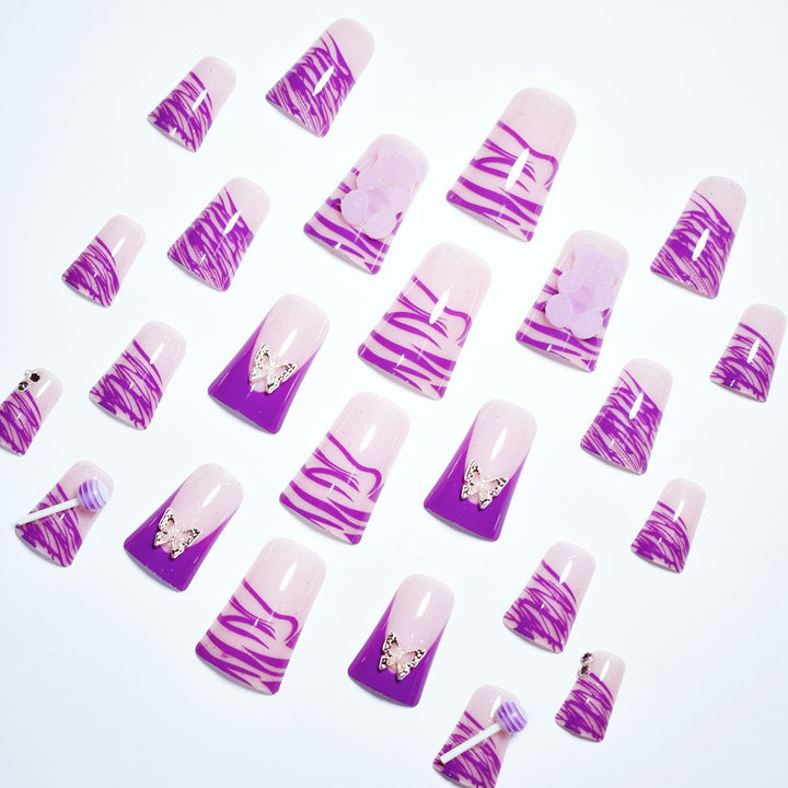 Artistic Butterfly Nail Design Extensions Stornfield