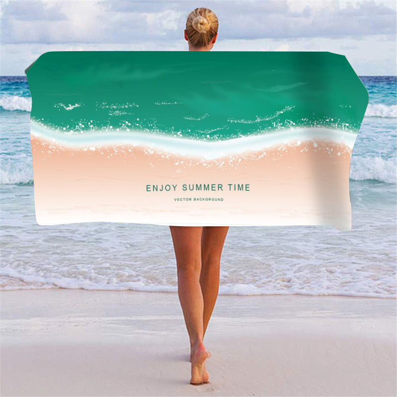 Beach towel with unique geometric pattern Stornfield