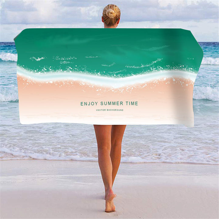 Beach towel with unique geometric pattern Stornfield