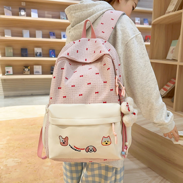 Cute Bow-Embellished Backpack Stornfield