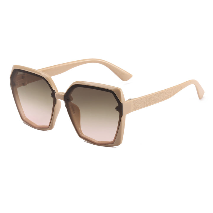 Women's fashionable sunglasses with eye-catching polygon frame Stornfield