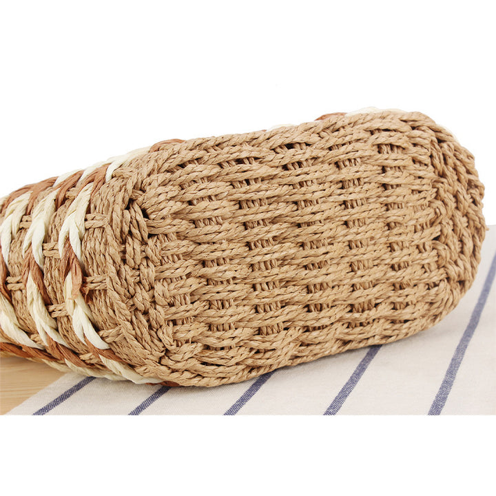 Braided Designer Handbag with Removable Shoulder Strap Stornfield