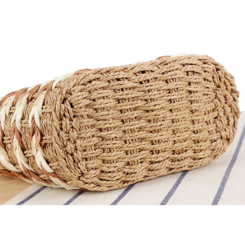 Hand-knotted basket bag with practical carrying handles Stornfield