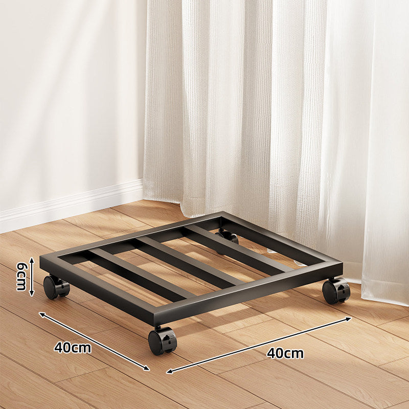 Low-Profile Round Plant Pot Dolly with 360° Swivel Casters