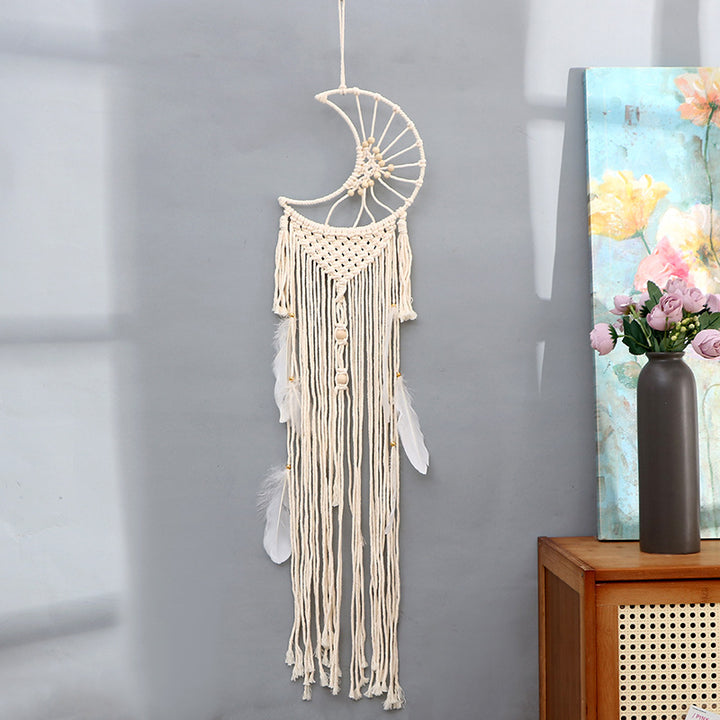 Moon-Inspired Macrame Wall Hanging Stornfield