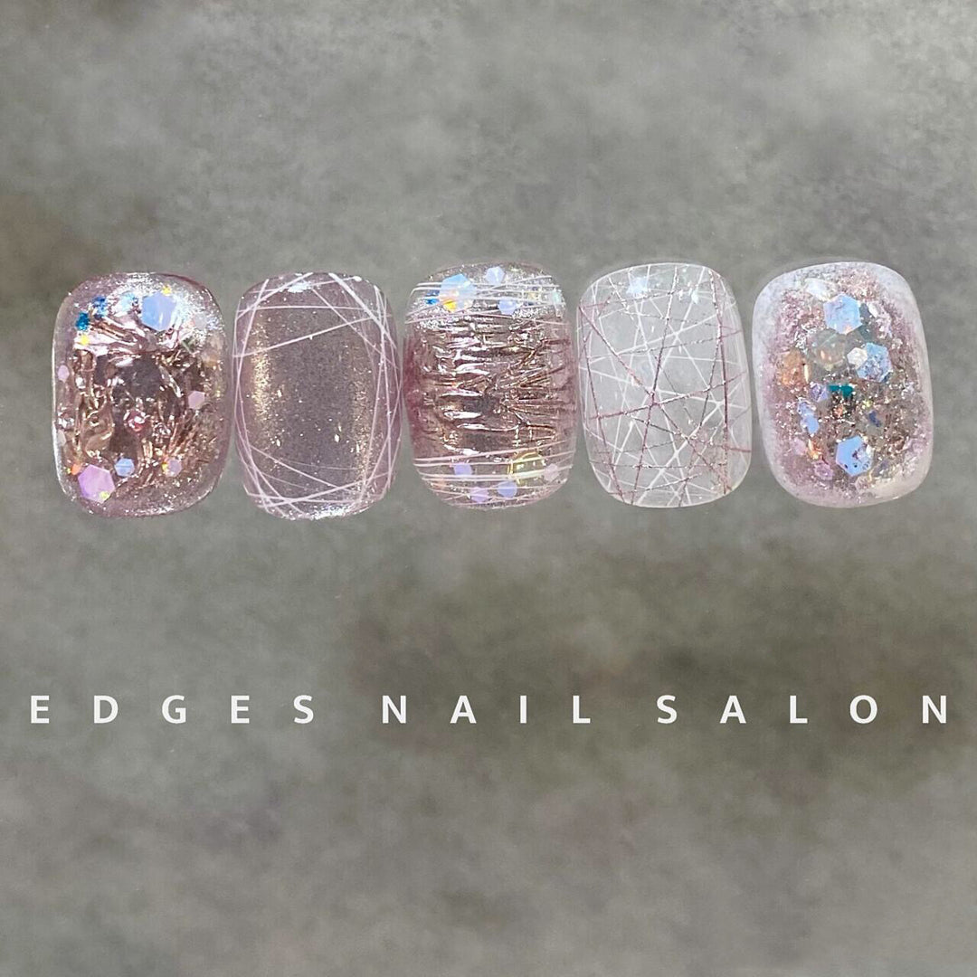 Premium Decorative Press-On Nail Art