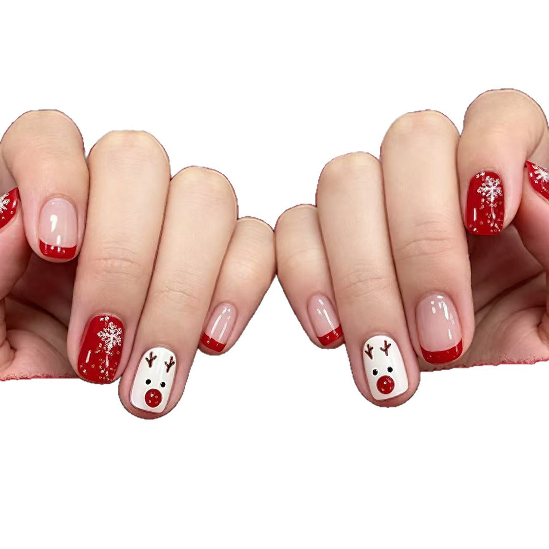 Festive Holiday-Themed Nail Art Stornfield
