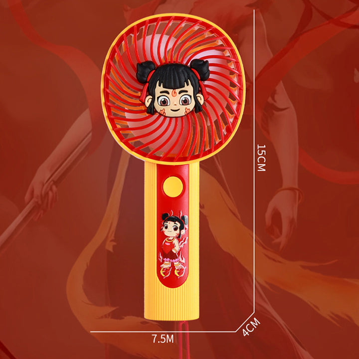 Women's portable handheld fan with cute cartoon design Stornfield