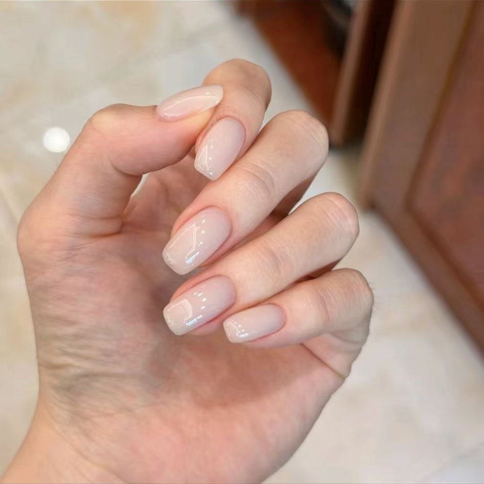 Natural Finish Press-On Nail Set Stornfield