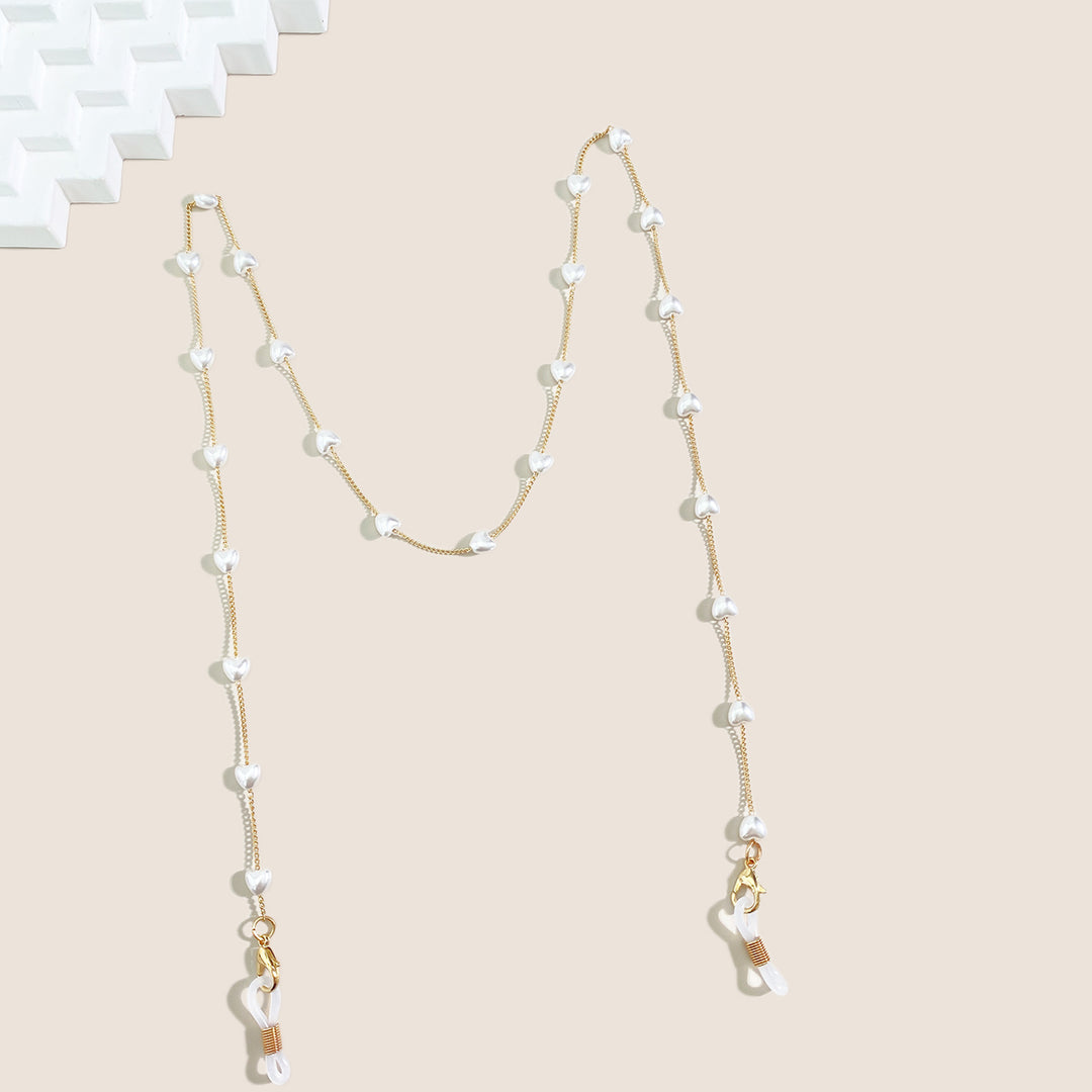 Elegant Pearl Chain Sunglasses Holder Stornfield