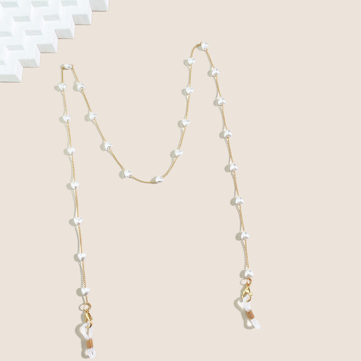 Elegant Pearl Chain Sunglasses Holder Stornfield