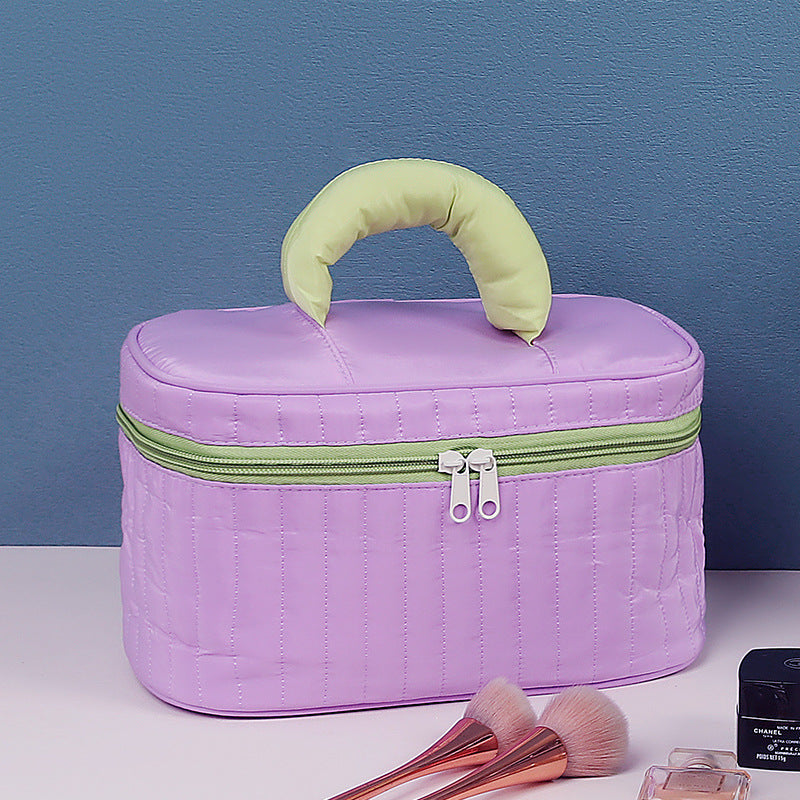 Quilted Travel Cosmetic Case