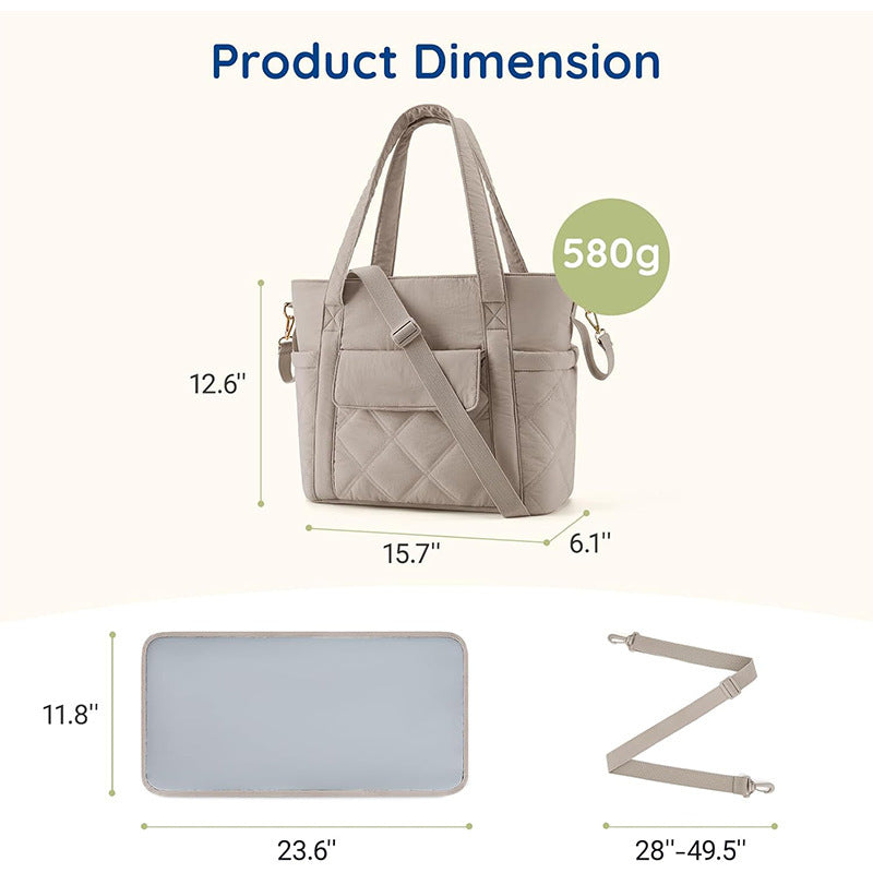 Elegant Quilted Tote Bag Stornfield