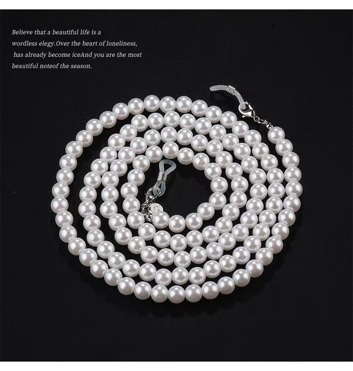 Elegant Long Pearl Eyewear Chain Stornfield