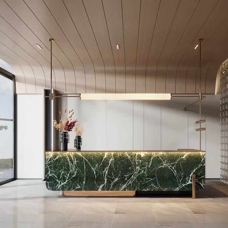 Modern Marble Reception Desk