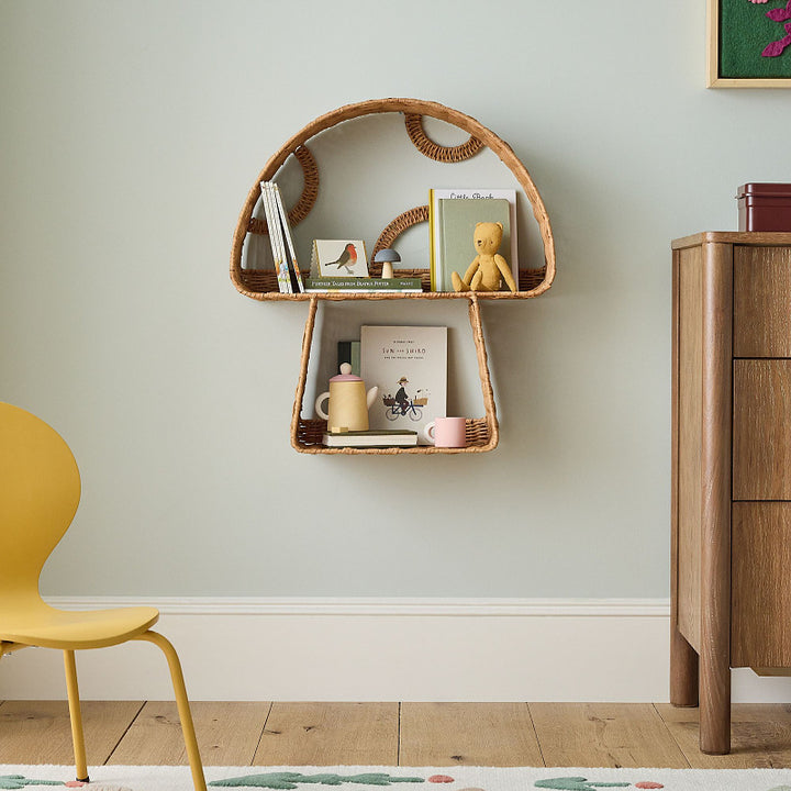 Wall shelf in playful design Stornfield