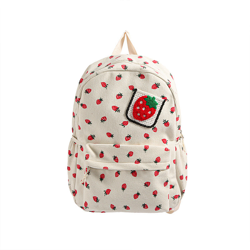 Backpack with Playful Strawberry Design Stornfield
