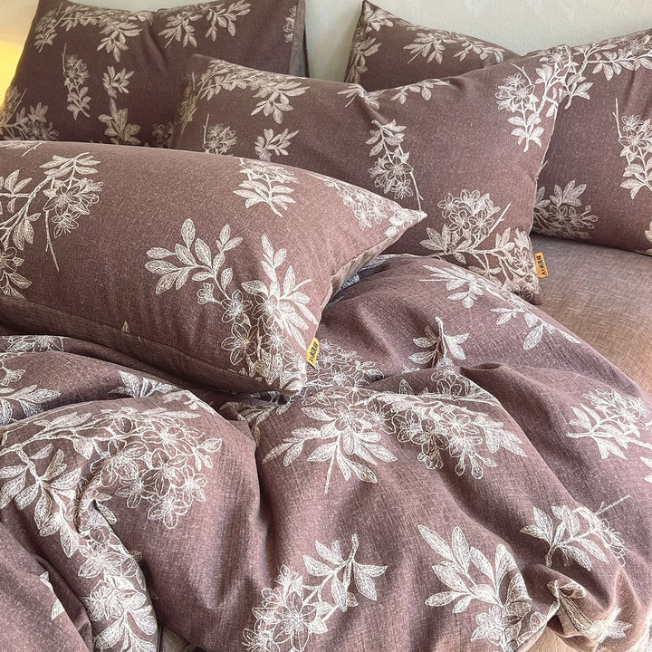 Floral Patterned Duvet Cover Set 1792801681