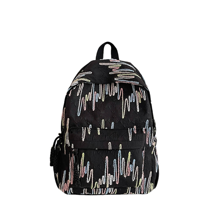 Patterned Backpack with Additional Compartments Stornfield
