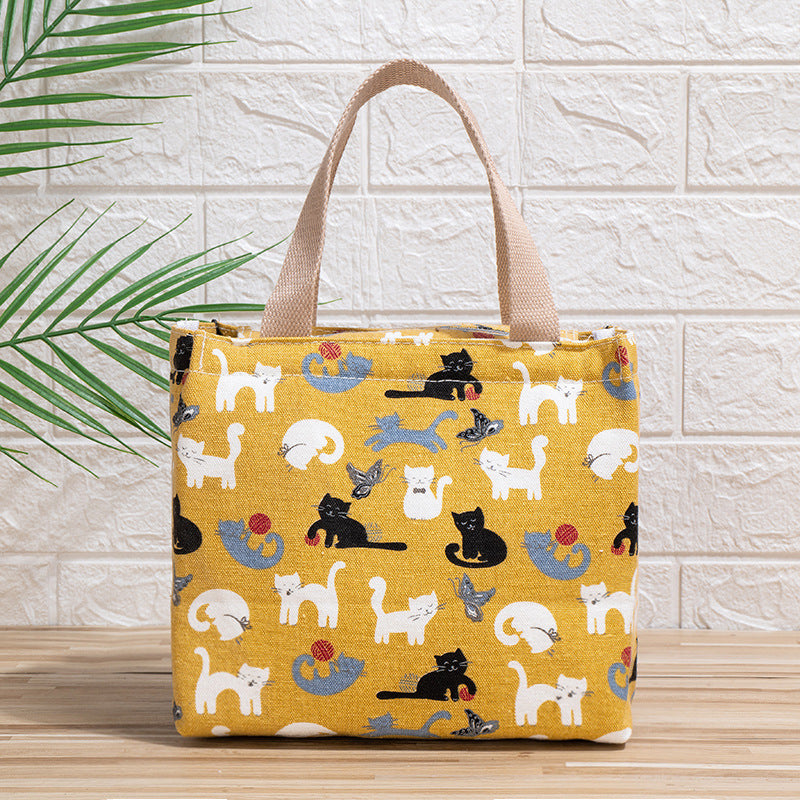 Cute Cat Print Tote Bag Stornfield