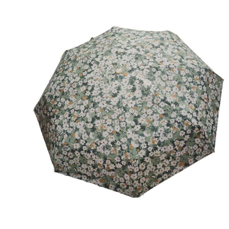 Ladies Folding Umbrella with Elegant Floral Pattern Stornfield