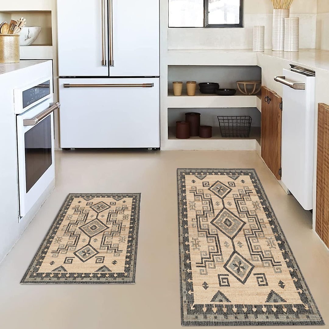 Vintage-Inspired Kitchen Mat Set Stornfield