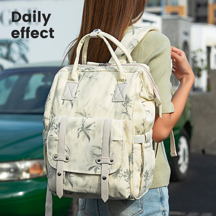 Stylish Floral Print Backpack Stornfield