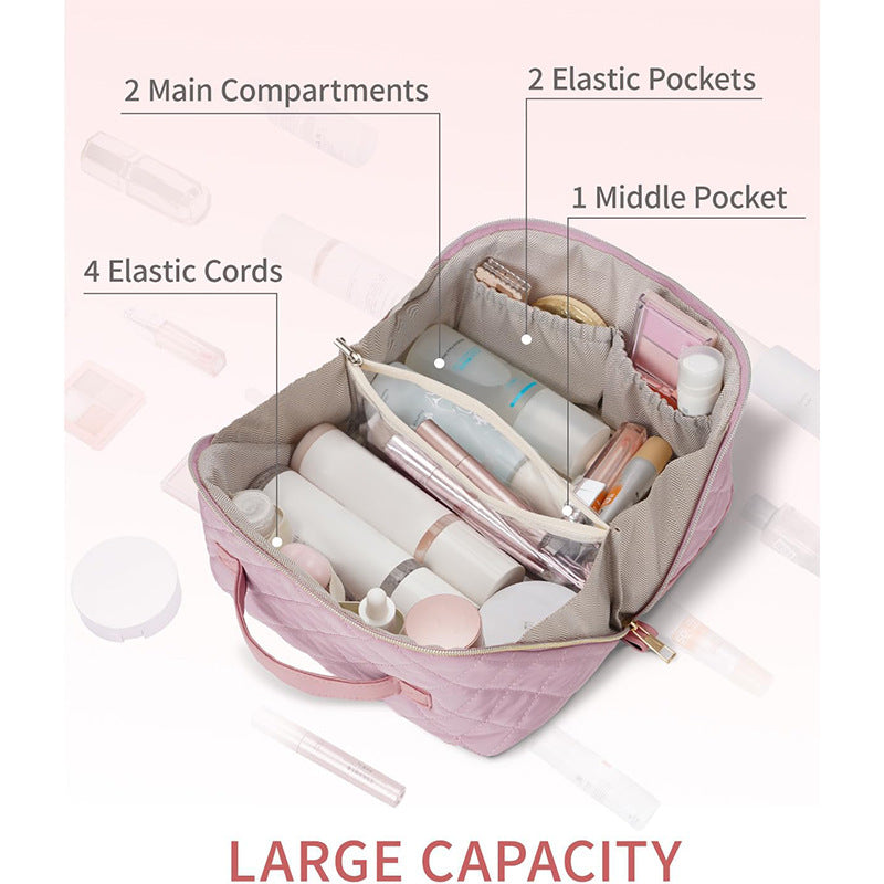 Cosmetic case with versatile compartments Stornfield