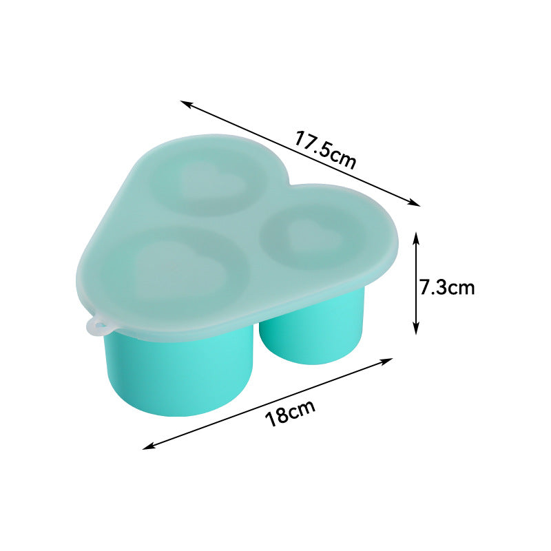 Women's Silicone Ice Cube Tray with Removable Lid Stornfield
