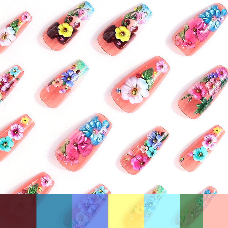 Floral 3D Nail Art Set Stornfield