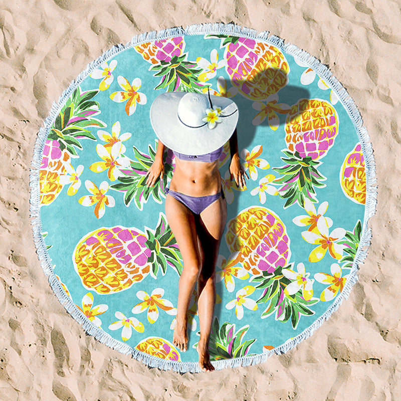 Rundstrand towel with unique sunset design Stornfield