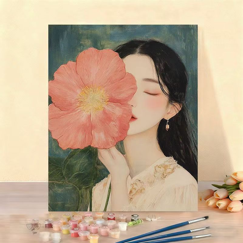 DIY Floral Portrait Paint by Numbers Kit Stornfield