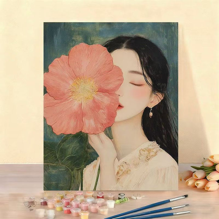 DIY Floral Portrait Paint by Numbers Kit Stornfield