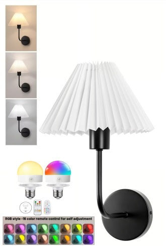 Modern Pleated Wall Sconce