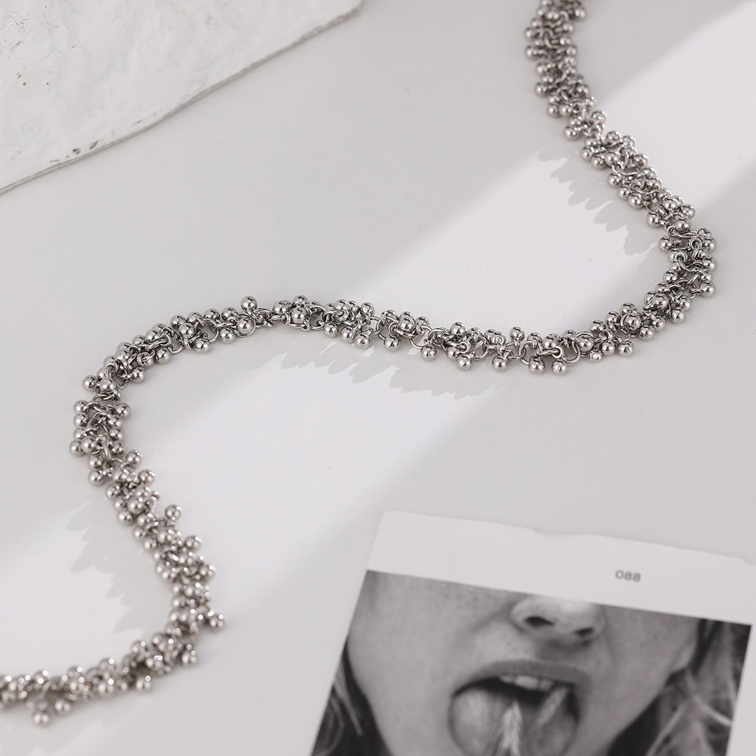 Sparkling chain belt with rhinestones Stornfield